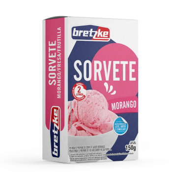 SORVETE SABOR MORANGO 150g