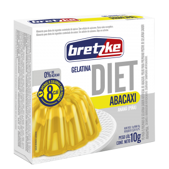 GELATINA DIET SABOR ABACAXI 10g