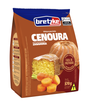 MISTURA PARA BOLO SABOR CENOURA 370g