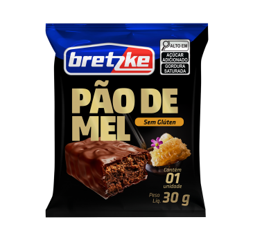 PÃO DE MEL BRETZKE 30G – SEM GLÚTEN