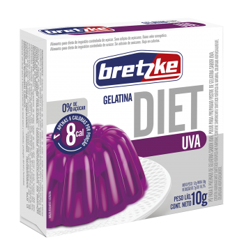 GELATINA DIET SABOR UVA 10g