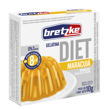 GELATINA DIET SABOR MARACUJÁ 10g