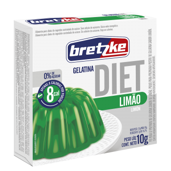 GELATINA DIET SABOR LIMÃO 10g