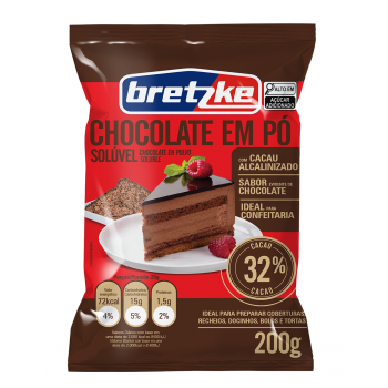 CHOCOLATE EM PÓ 32% 200g PACOTE