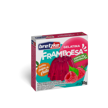 GELATINA SABOR FRAMBOESA 30g