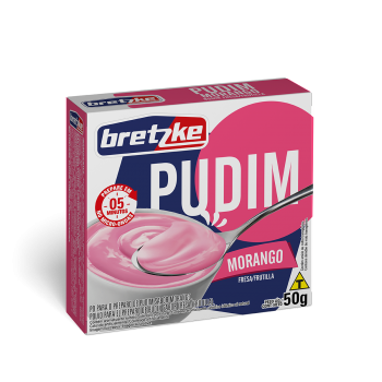 PUDIM SABOR MORANGO 50g