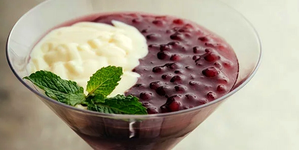 Creme de baunilha para Sagu de uva Bretzke