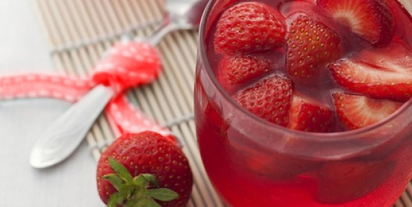 Gelatina com Frutas